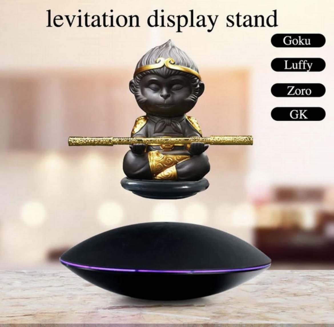 360 Rotation Levitation Display Stand.