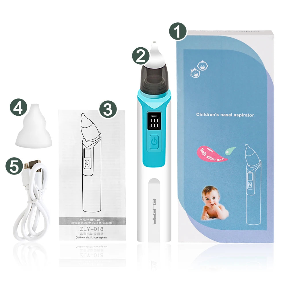 Rechargeable Baby Nose Cleaner - "Gentle, powerful care for baby's breathing