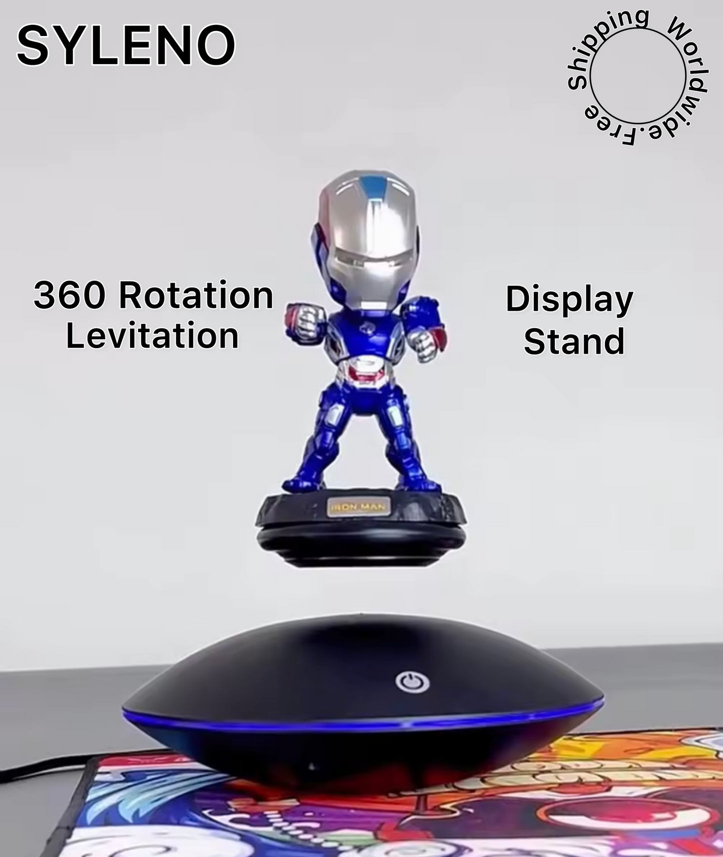 360 Rotation Levitation Display Stand.